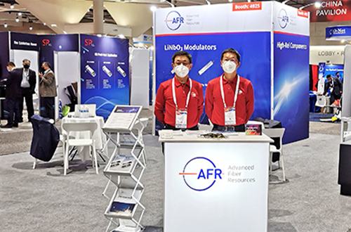Highlights of AFR at OFC'2022: Lithium Niobate Modulators | Hi-Rel Components | FAUs