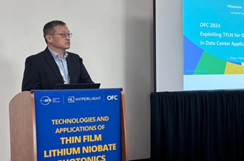 TFLN FORUM | Dr. Jianying Zhou: Exploiting TFLN Photonics for New Generation Optical Transceivers in Datacenter Applications