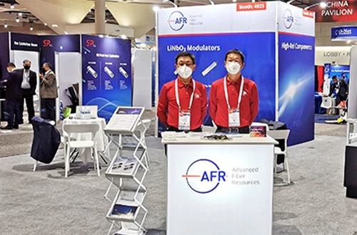 Highlights of AFR at OFC'2022: Lithium Niobate Modulators | Hi-Rel Components | FAUs